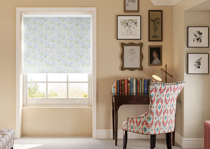 Wildflower, Cornflower - Twist&Fit Roller Blind - Image 3